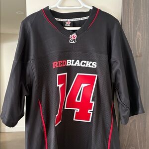 Ottawa Redblacks Autographed  CFL Jersey